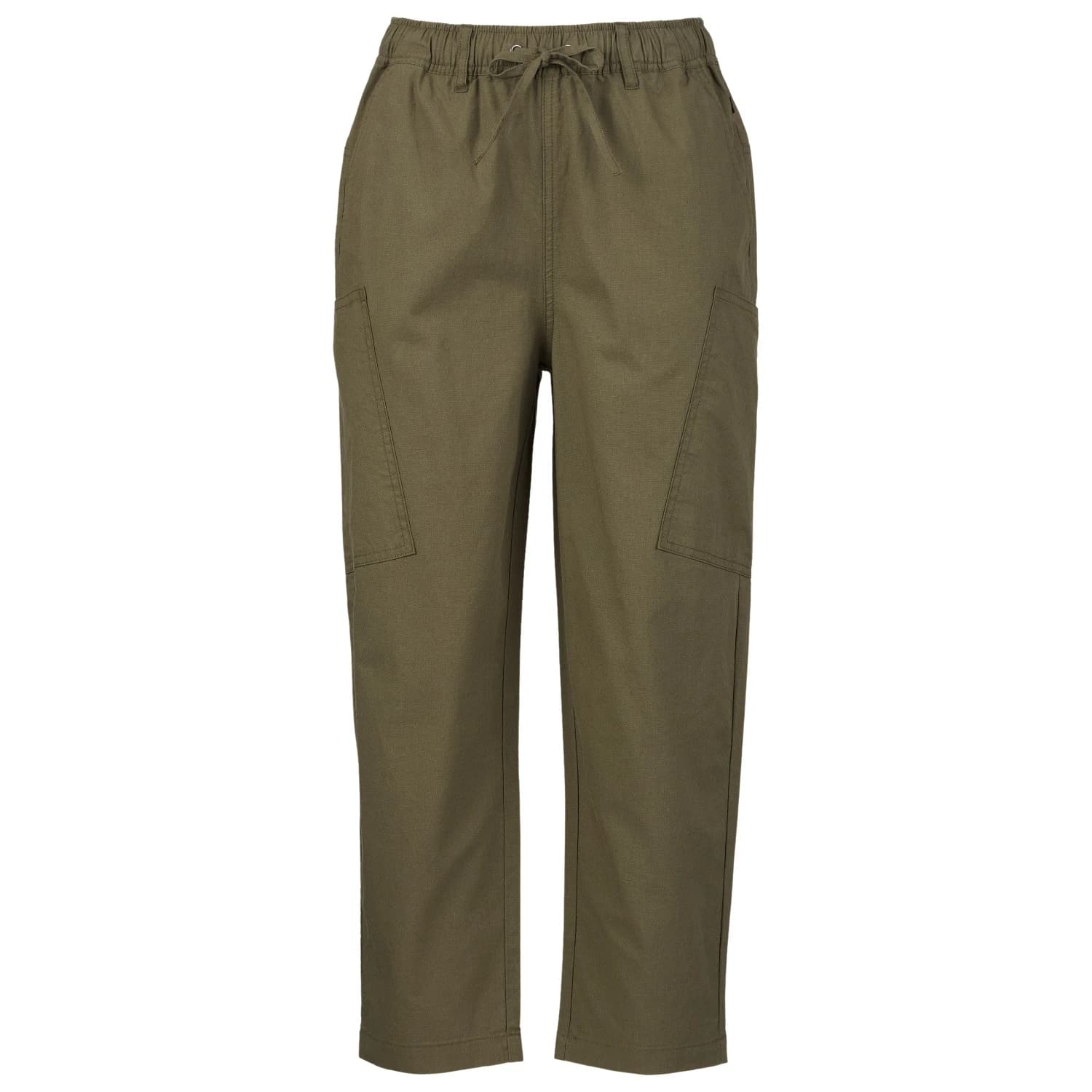 Дамски ежедневен панталон Stoic Women´s Hemp53 MMXX.Ljungby Pants Casual trousers - Olive Green