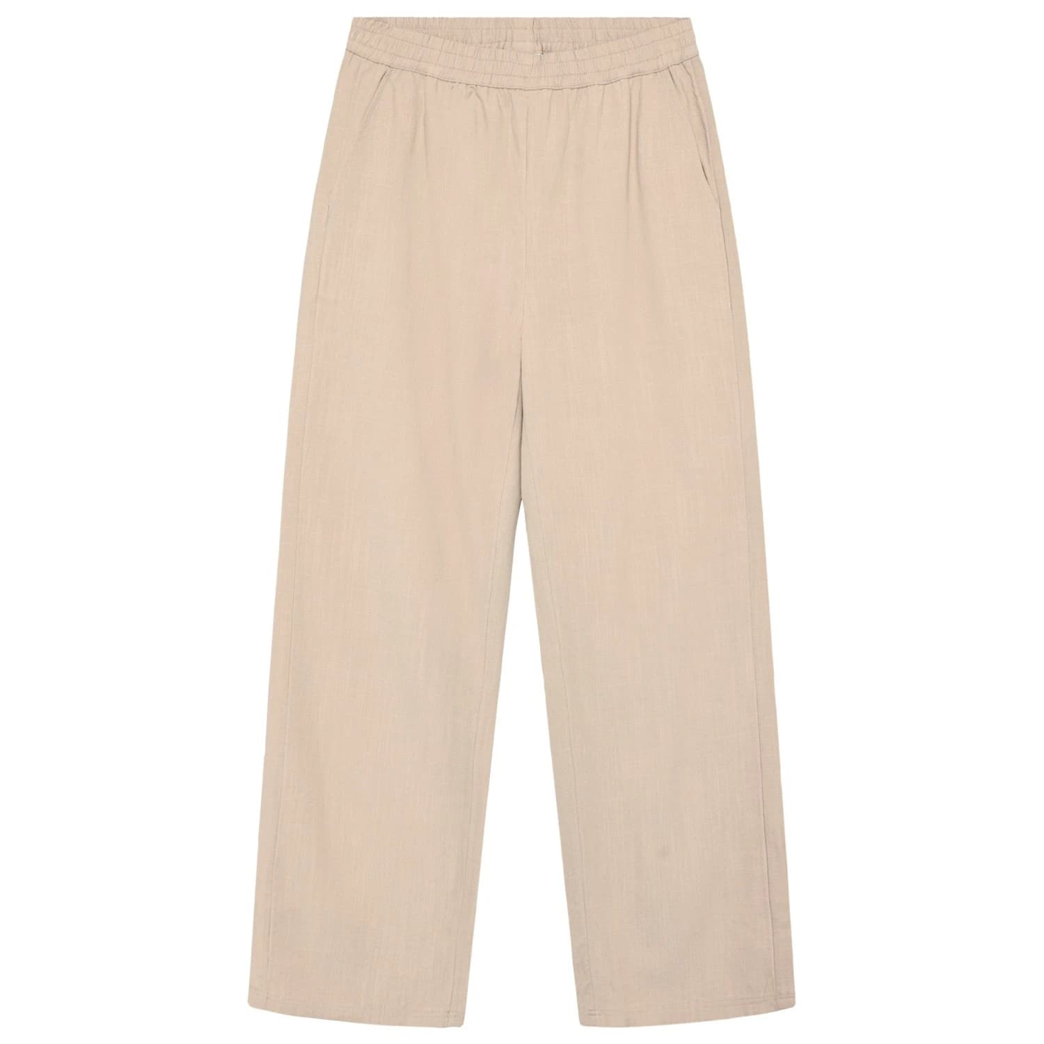 Дамски ежедневен панталон KnowledgeCotton Apparel Women's Posey Linen-Mix Pants Casual trousers - Light Feather Gray