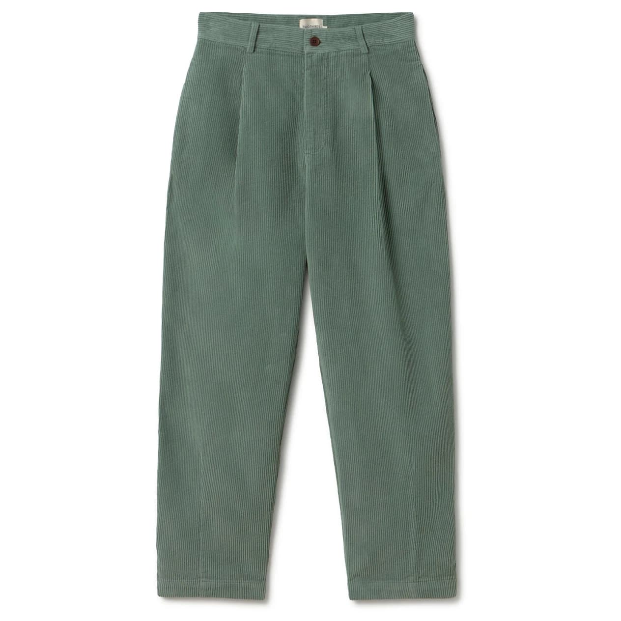 Дамски ежедневен панталон TWOTHIRDS Women's Haruku Corduroy Casual trousers - Washed Green
