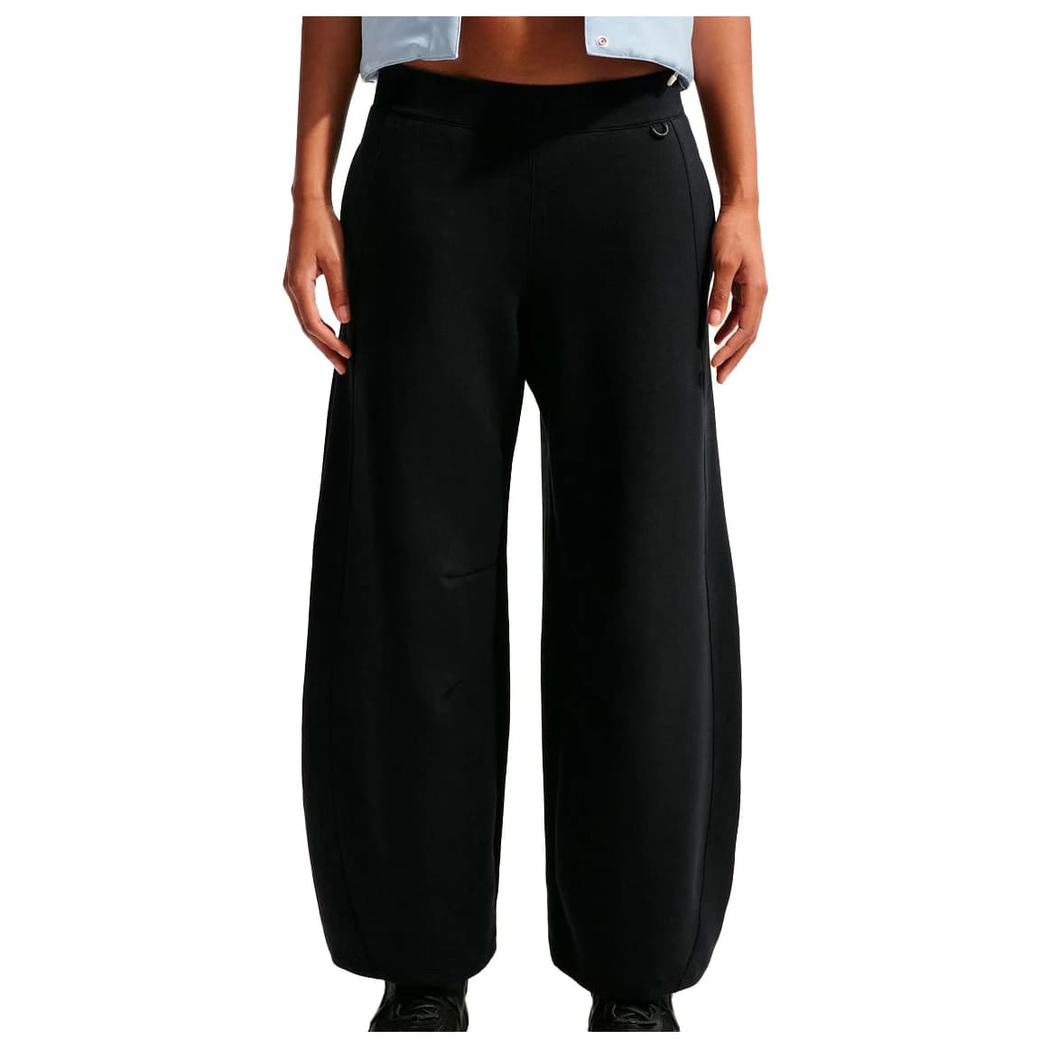 Дамски анцунг долнище Nike Women's Dri-Fit 24.7 Inner Strength Wide Leg Pant Tracksuit trousers - Black / Black / Dark Smoke Grey