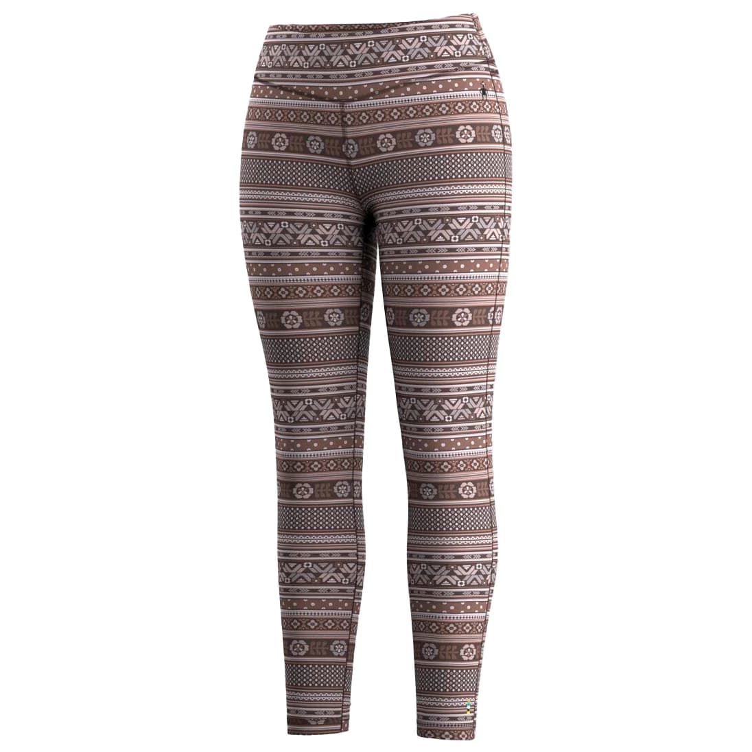 Мериносово термобельо Smartwool Women's Classic Thermal Merino BL Bottom Boxed Yoga bottom - Mocha Fair Isle Fun