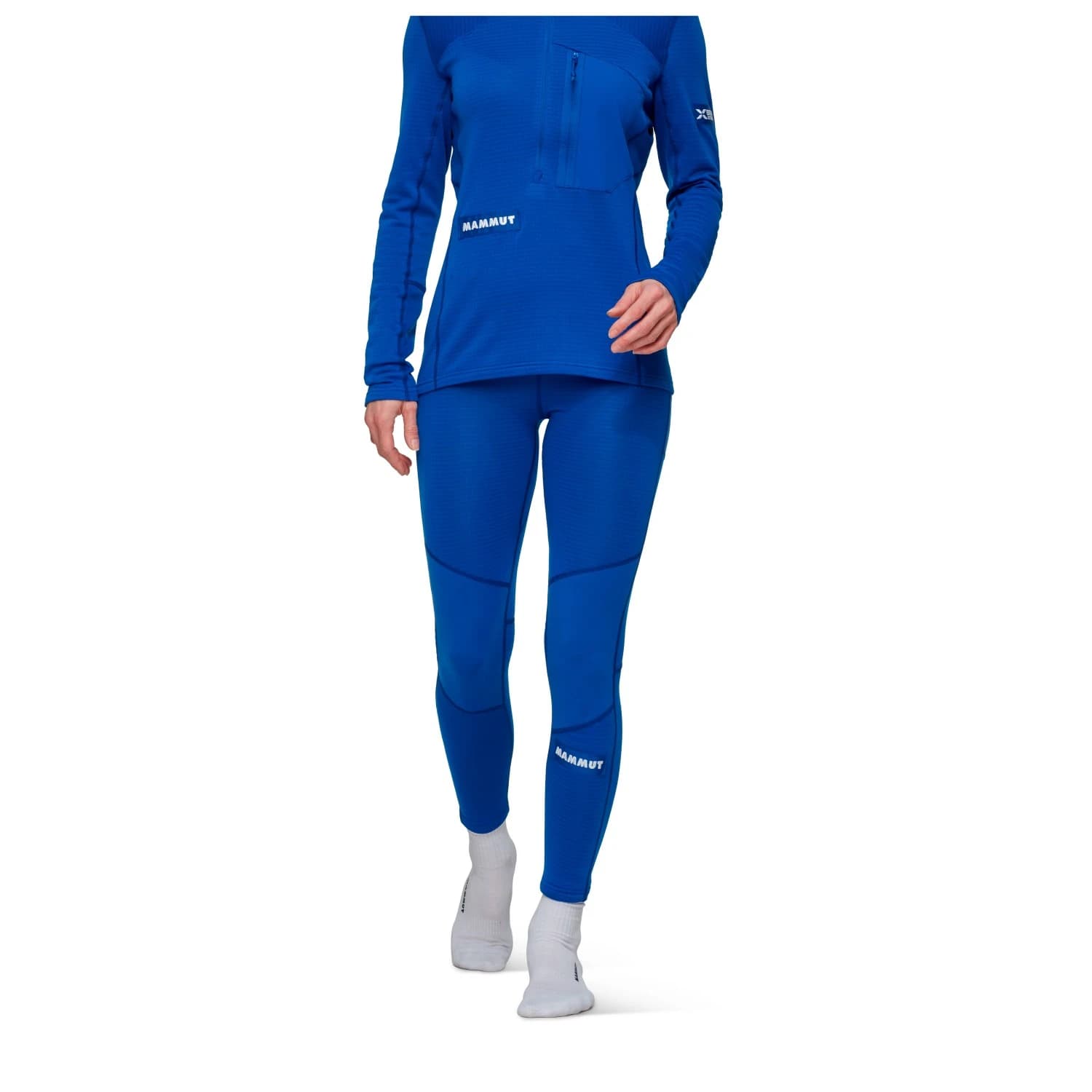Дамски поларен панталон Mammut Women's Eiger Nordwand Advanced First Layer Tights Fleece trousers - Eiger Blue