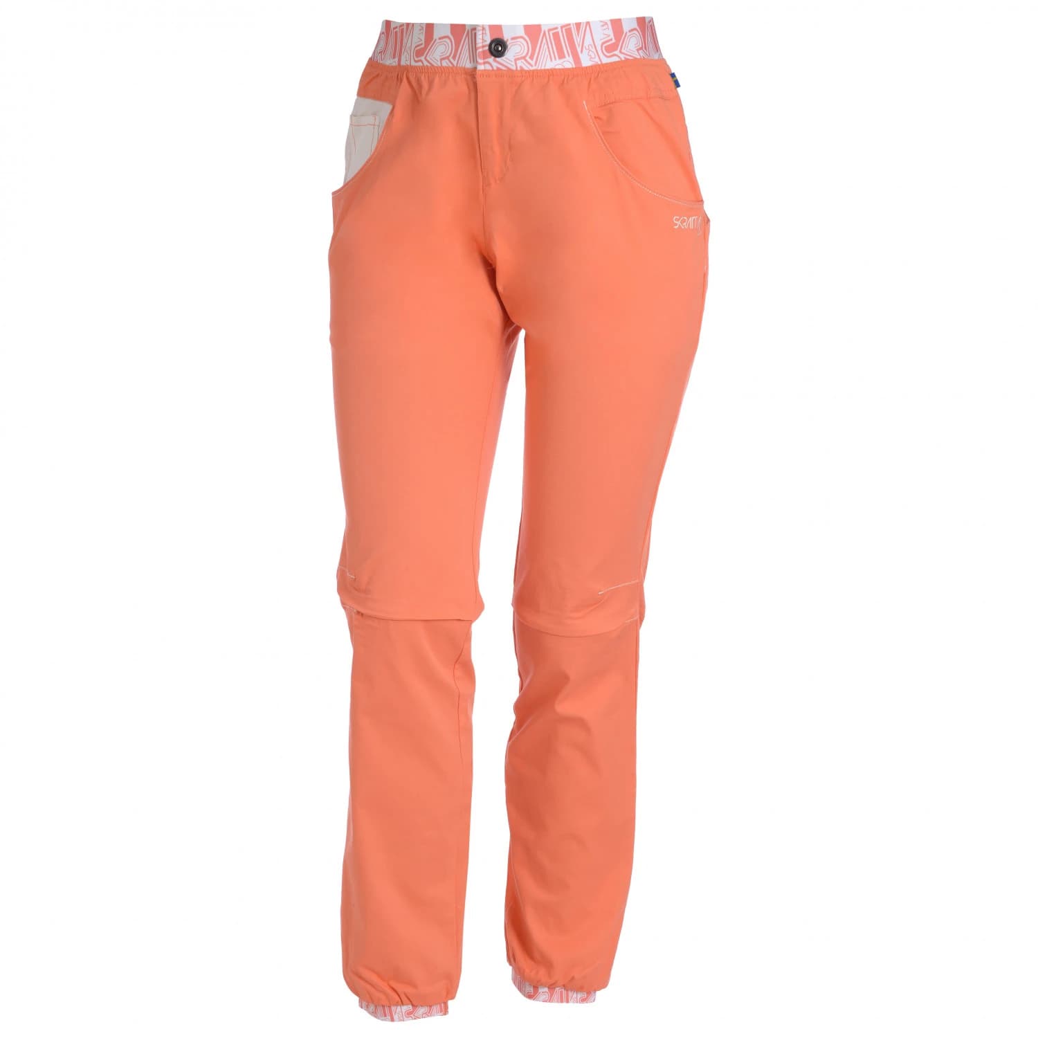 Дамски панталон за катерене Skratta Women's Svea Long Pant Climbing trousers - Fresh Salmon