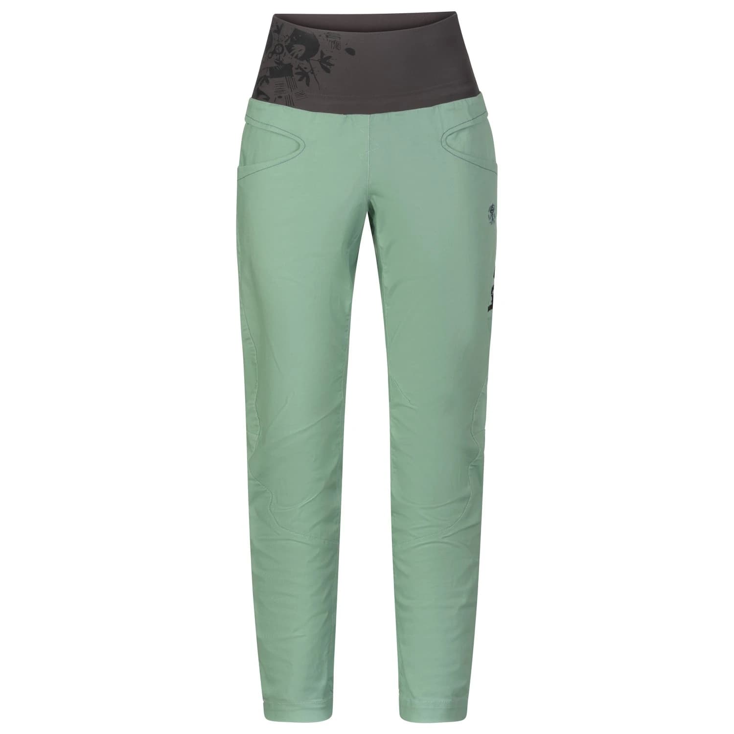 Дамски панталон за катерене Rafiki Women's Massone Climbing trousers - Granite Green