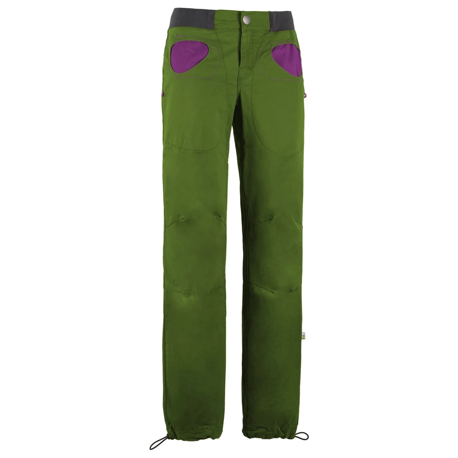Дамски панталон за катерене E9 Women's Onda Story Climbing trousers - Green Apple