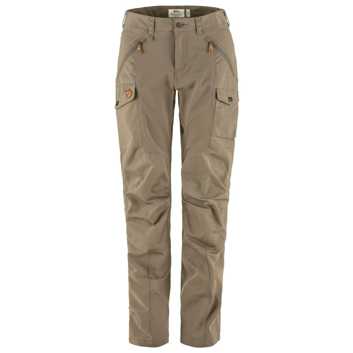 Дамски туристически панталон Fjällräven Women's Nikka Trousers Curved Walking trousers - Suede Brown