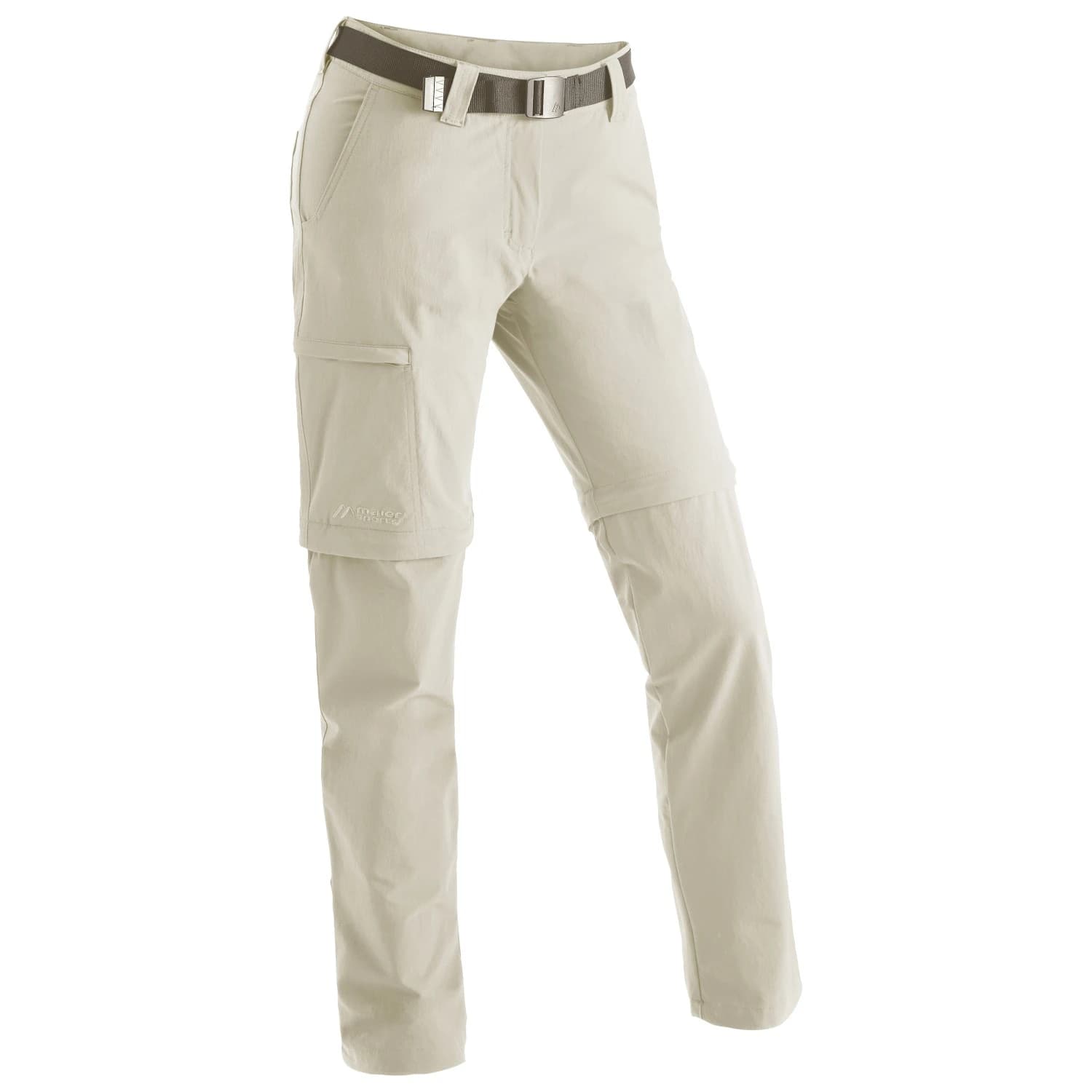 Дамски панталон със свалящи крачоли Maier Sports Women's Inara Slim Zip Walking trousers - Brown Rice