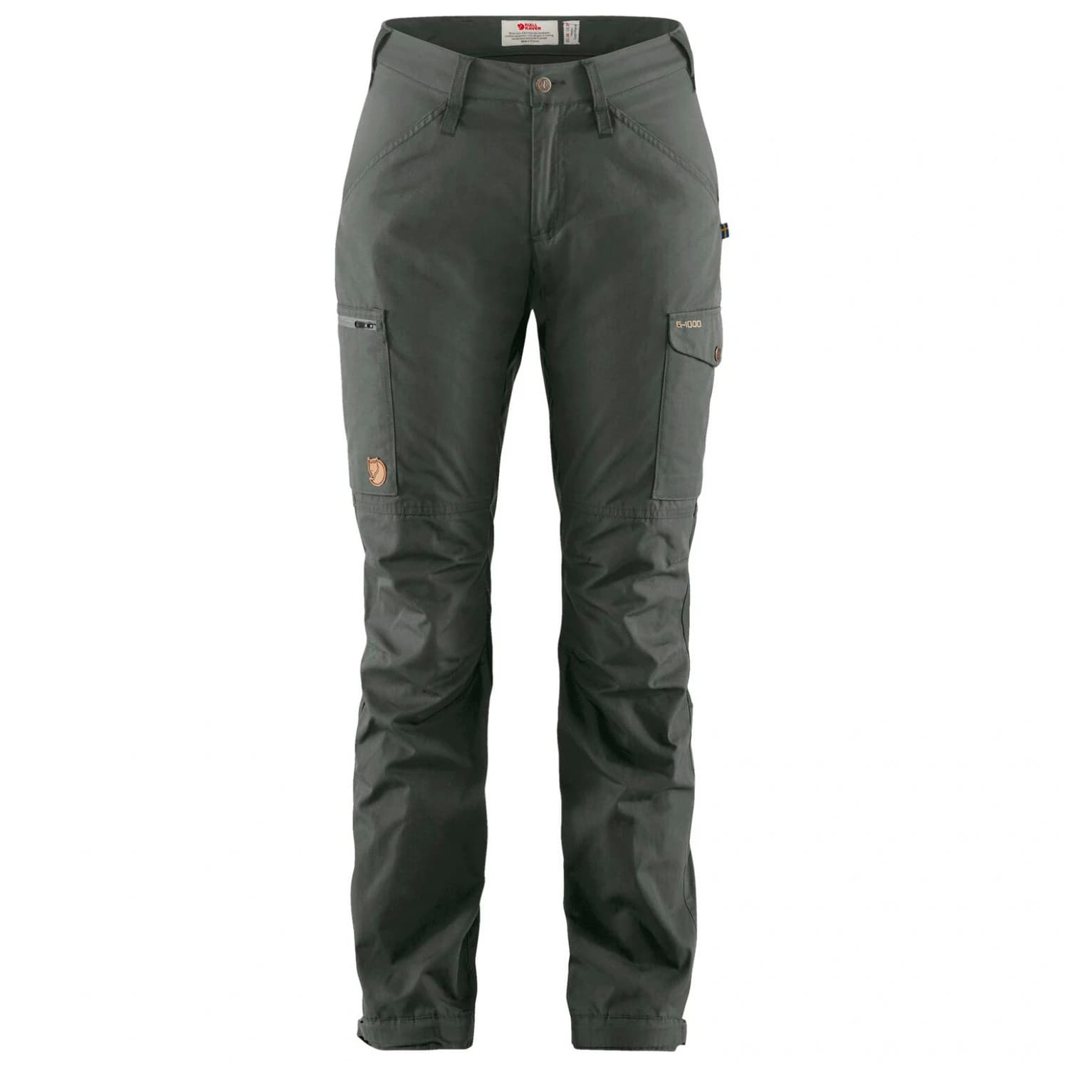 Дамски туристически панталон Fjällräven Women's Kaipak Trousers Curved Walking trousers - Basalt
