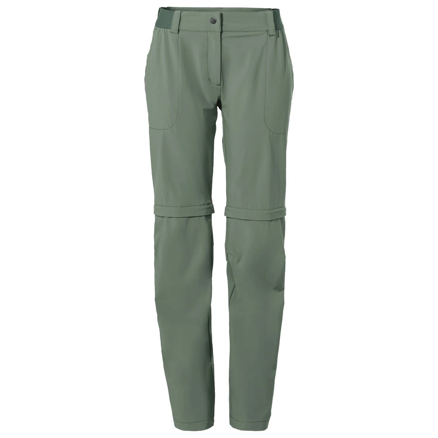 Дамски панталон със свалящи крачоли Vaude Women's Farley Stretch Zip Off Pants II Walking trousers - Agave