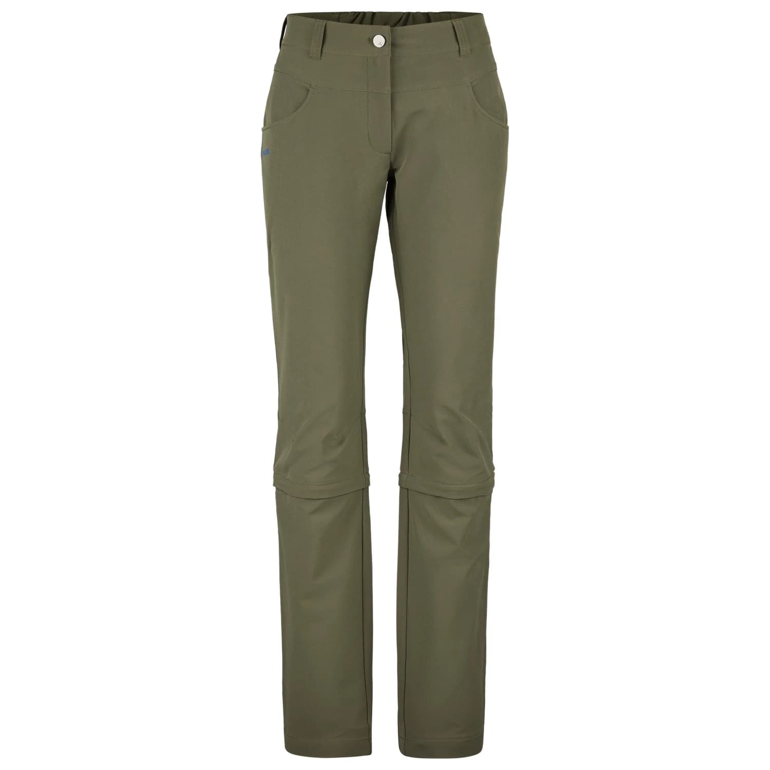 Дамски панталон със свалящи крачоли Vaude Women's Itri Capri Zip Off Pants II Walking trousers - Khaki