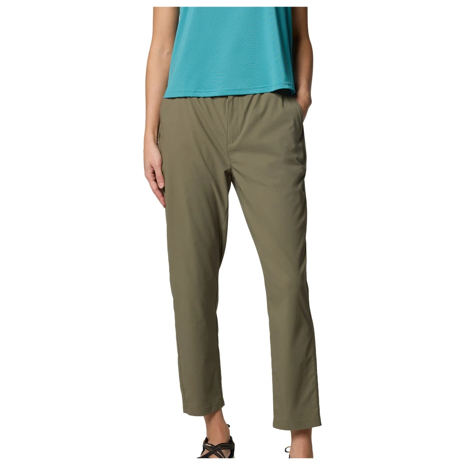 Дамски туристически панталон Columbia Women's Cedar Crest Pant Walking trousers - Stone Green