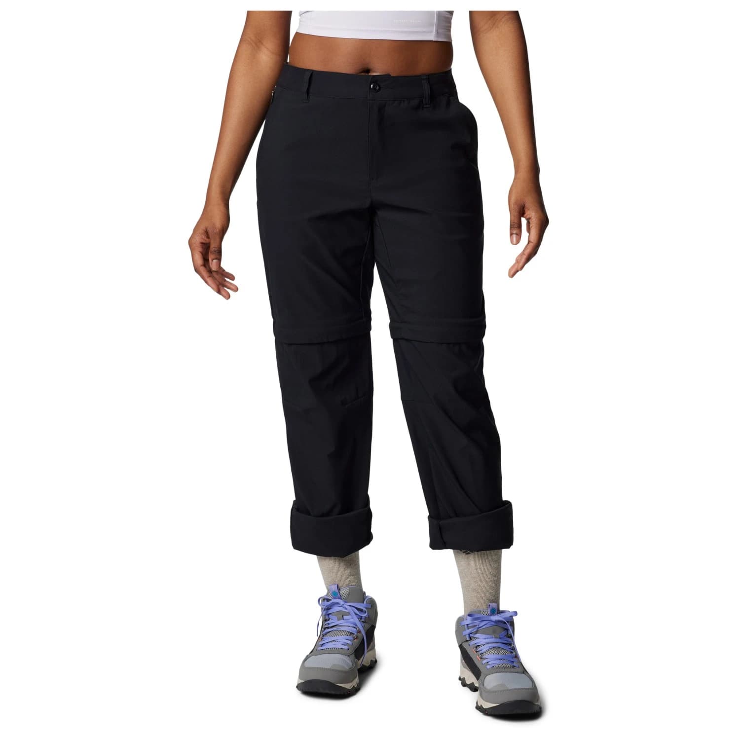 Дамски панталон със свалящи крачоли Columbia Women's Leslie Falls Convertible Pant Walking trousers - Black