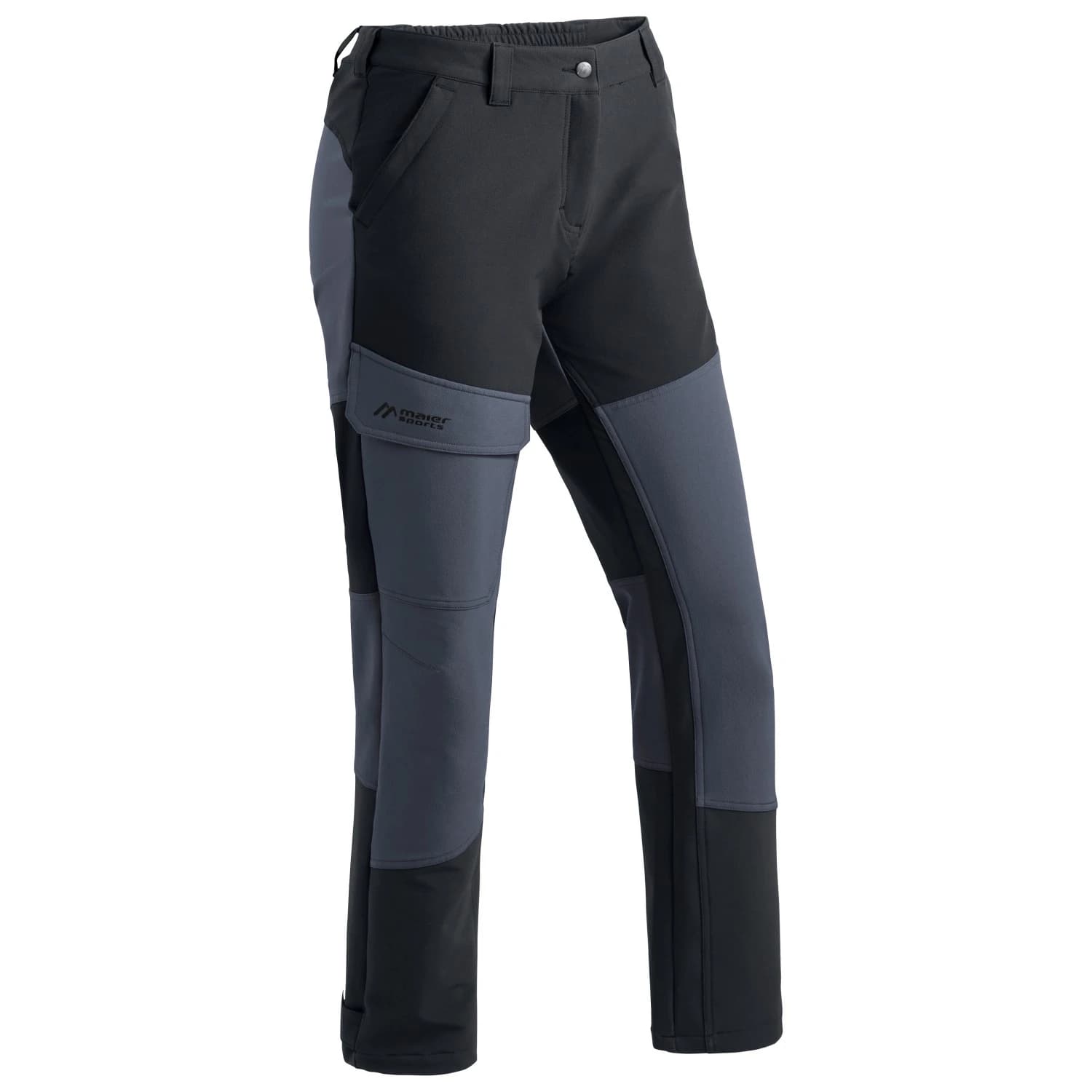 Дамски туристически панталон Maier Sports Women's Fleeceflex Walking trousers - Black / Graphite