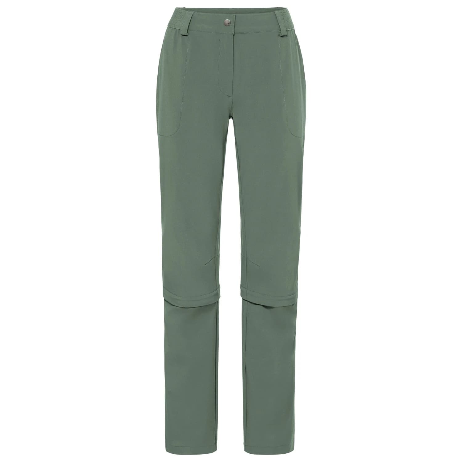 Дамски панталон със свалящи крачоли Vaude Women's Farley Stretch Zip Off Capri Pants Walking trousers - Agave