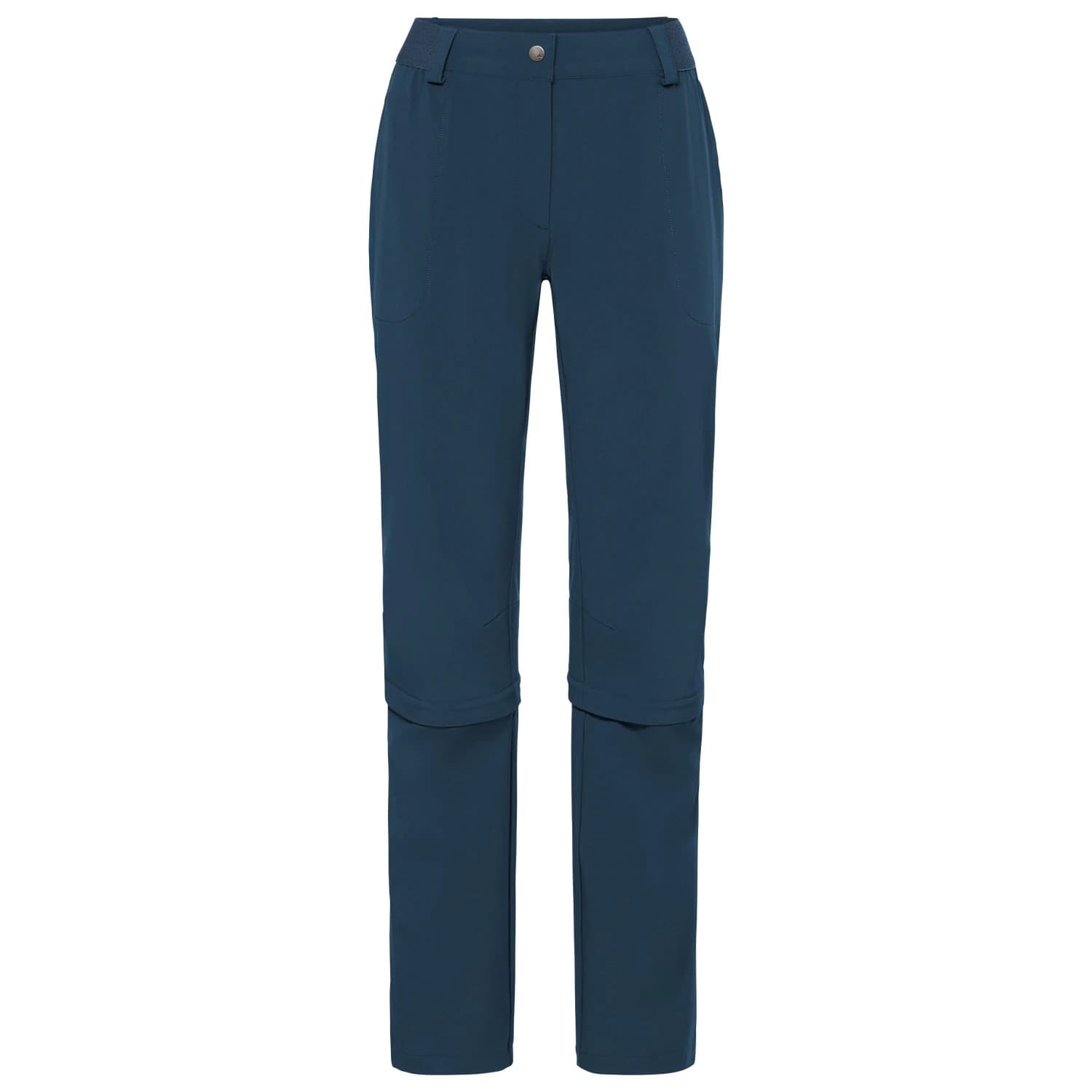 Дамски панталон със свалящи крачоли Vaude Women's Farley Stretch Zip Off Capri Pants Walking trousers - Dark Sea