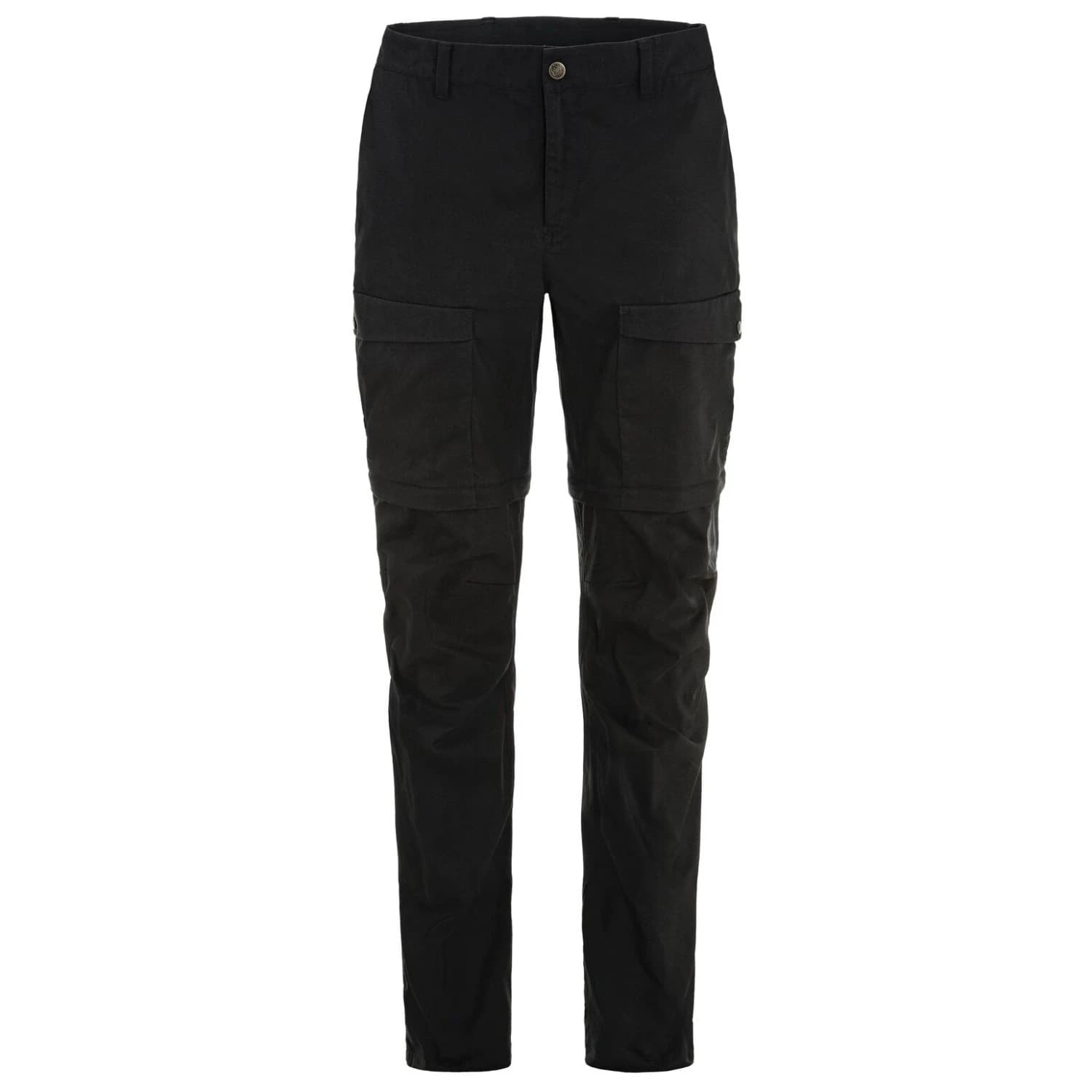 Дамски панталон със свалящи крачоли Fjällräven Women's Abisko Hybrid Trail Trousers Zip-Off Walking trousers - Black