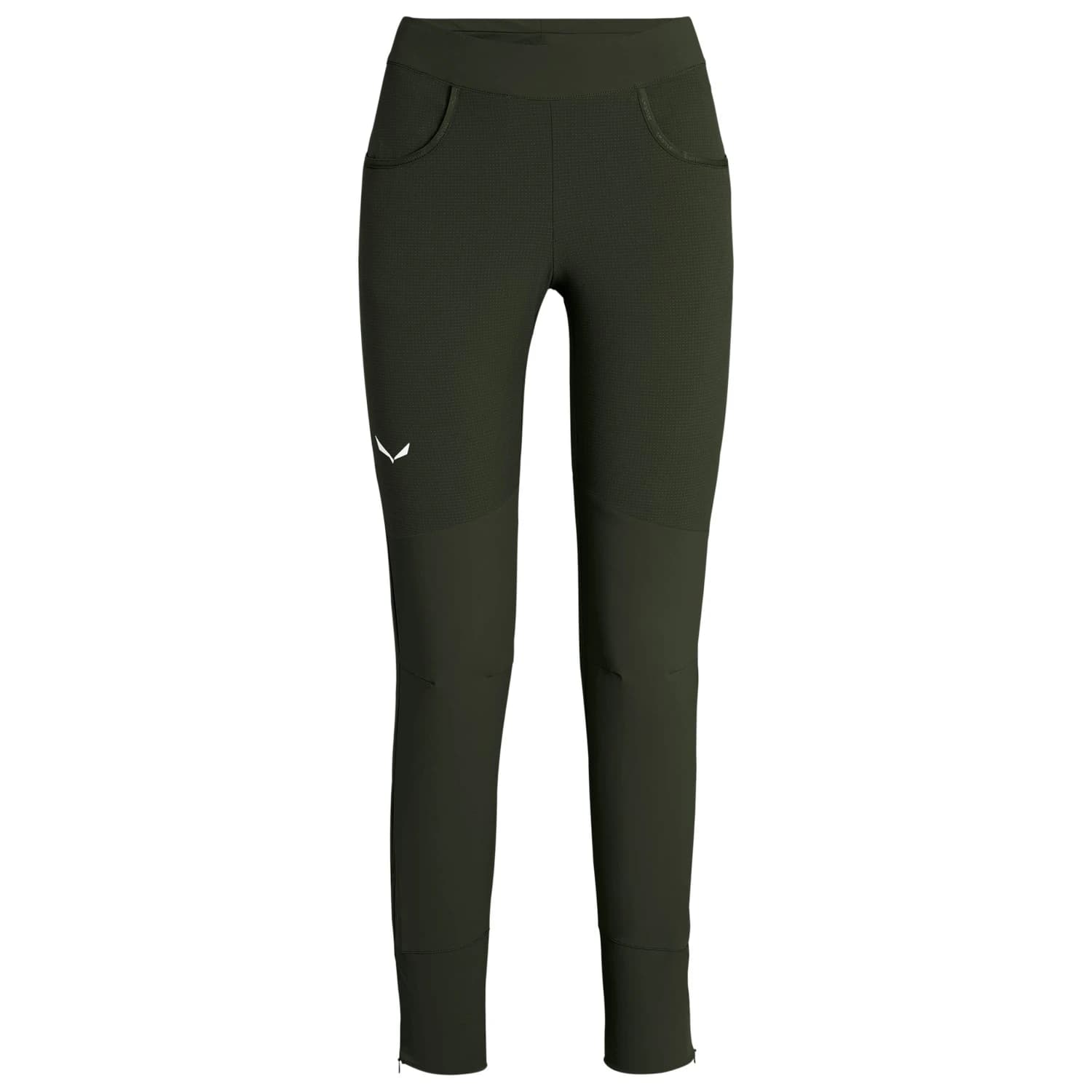 Дамски клин Salewa Women's Agner Durastretch Tights Leggings - Dark Olive