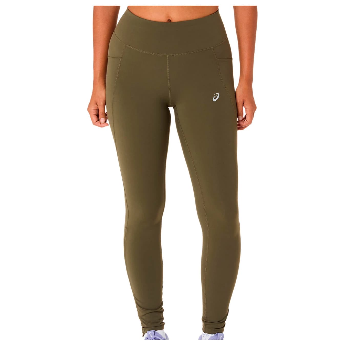 Дамски клин Asics Women's Nagino Run Adjustable Tight Leggings - Dark Olive