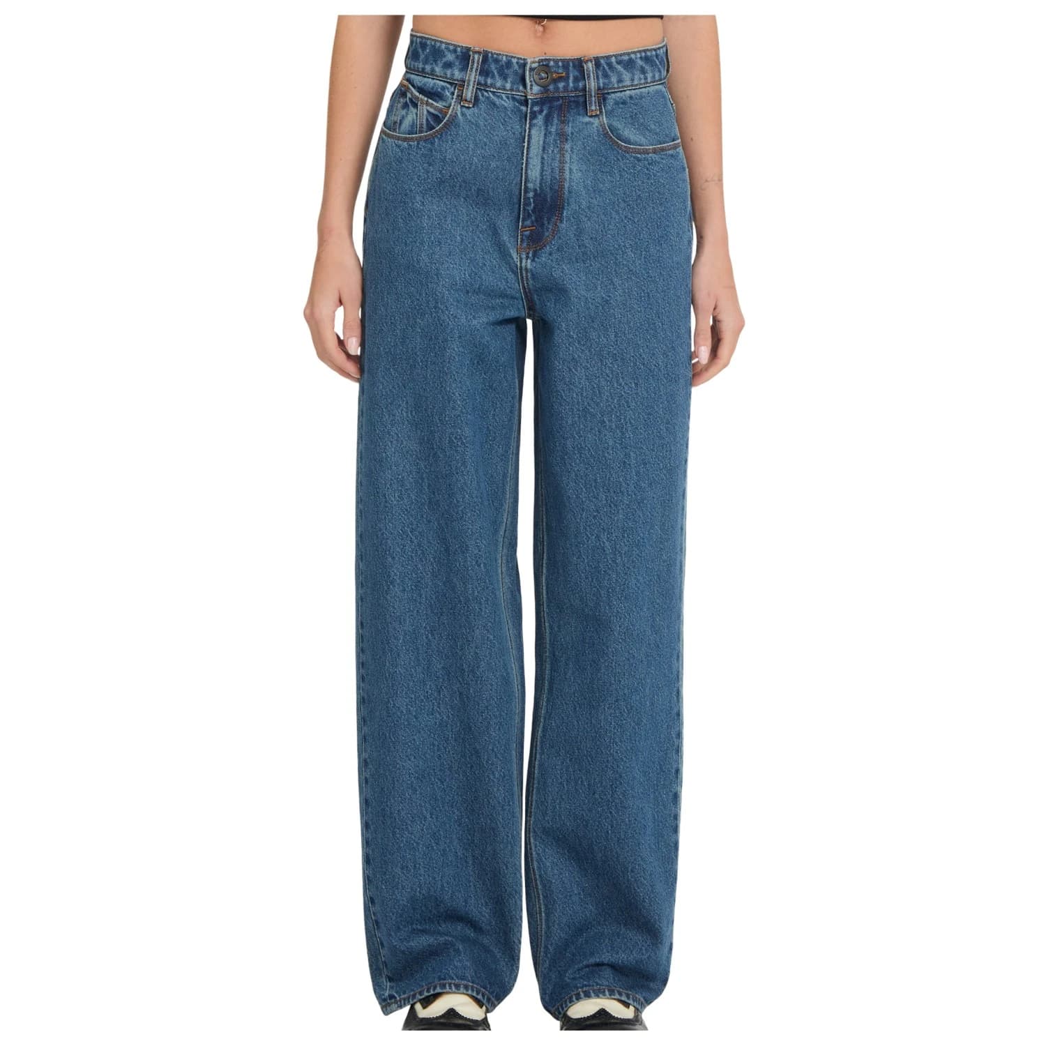 Дамски дънки Volcom Women's Weellow II Denim Jeans - Indigo Ridge Wash