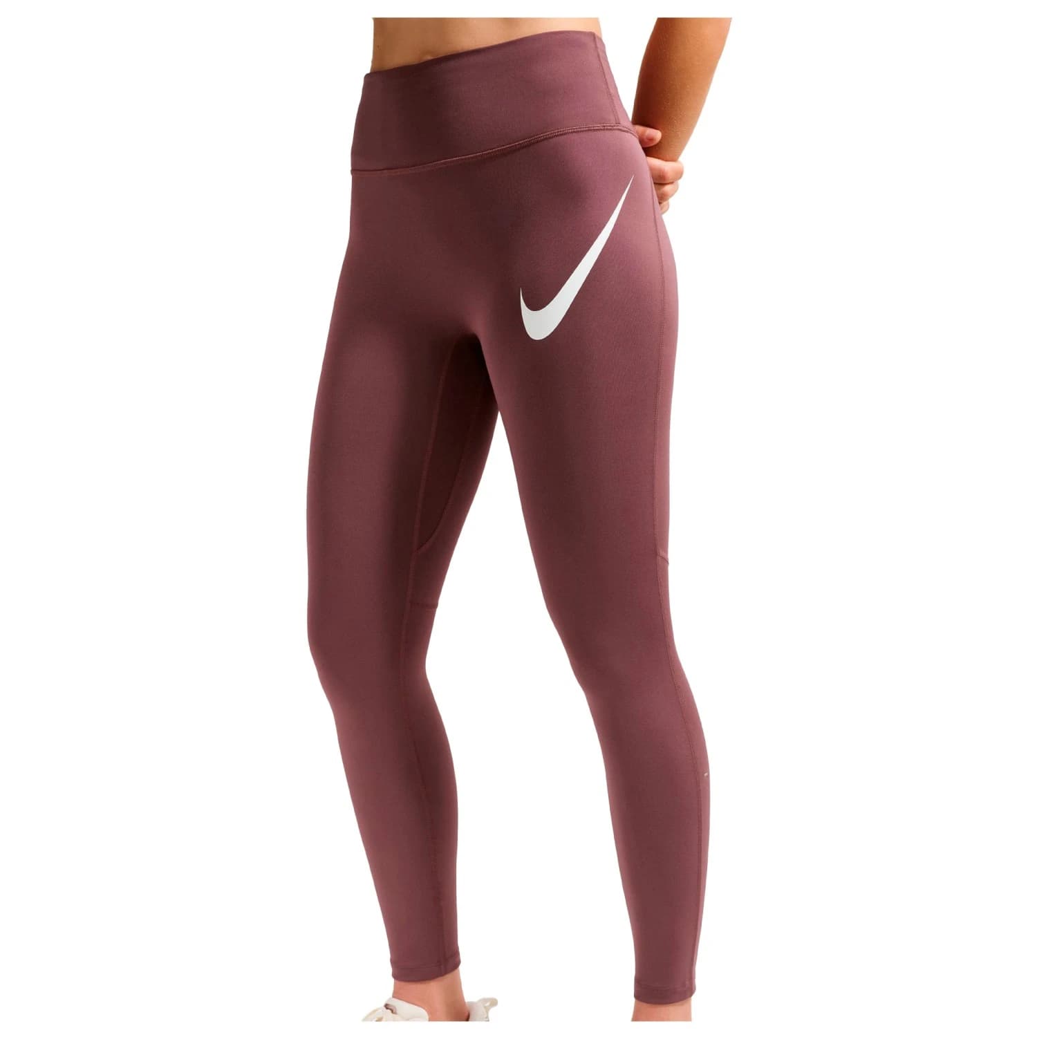 Дамски клин за бягане Nike Women's Dri-Fit Tempo High-Rise 7/8 Leggings - Tattoo / Reflective Silver / White