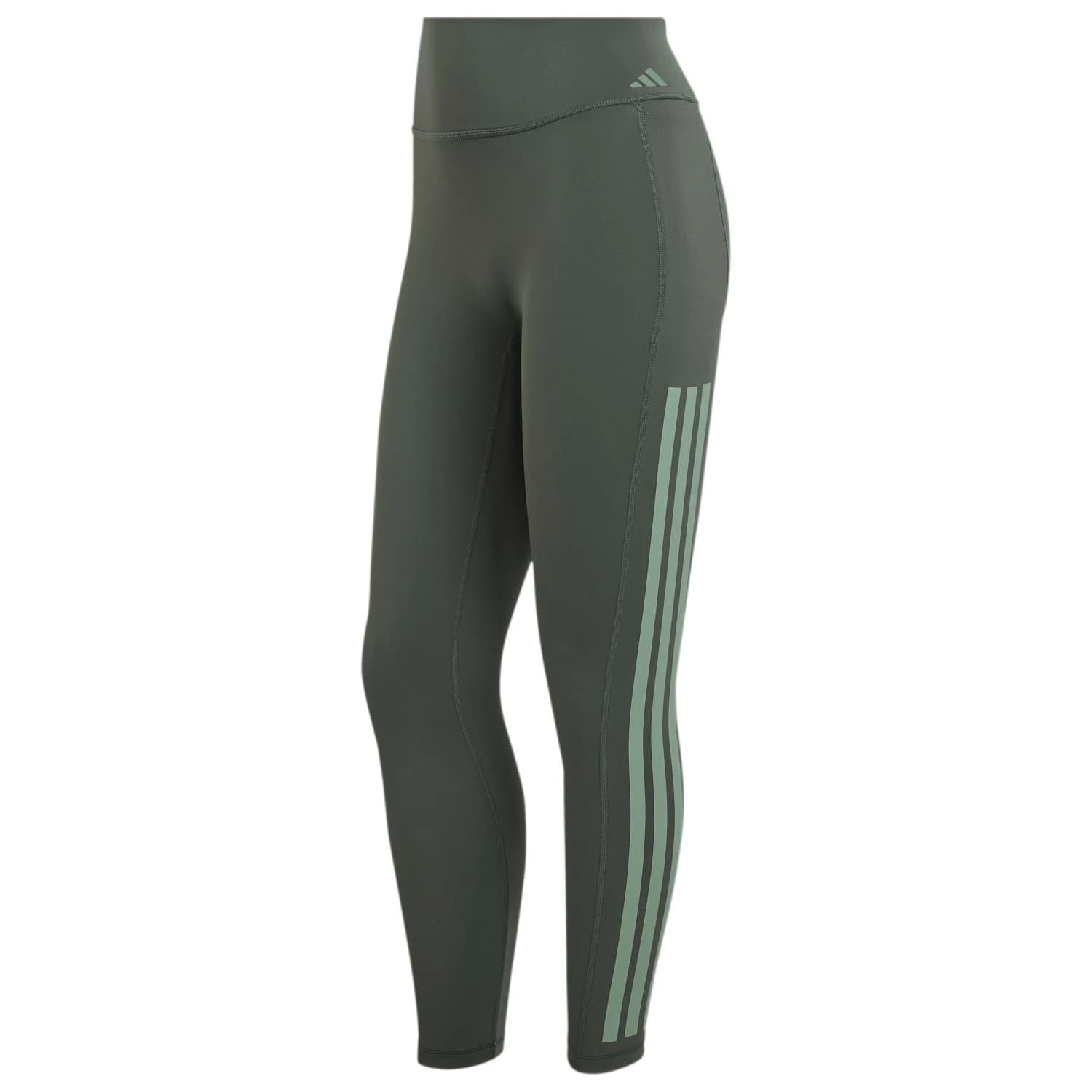 Дамски клин adidas Women's Optimé Workout 3-Stripes 7/8 Leggings - Legend Ivy