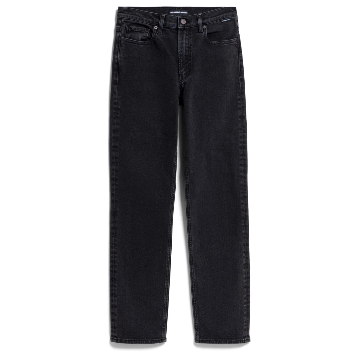 Дамски дънки ARMEDANGELS Women's Carenaa Mid Straight Jean - Ebony