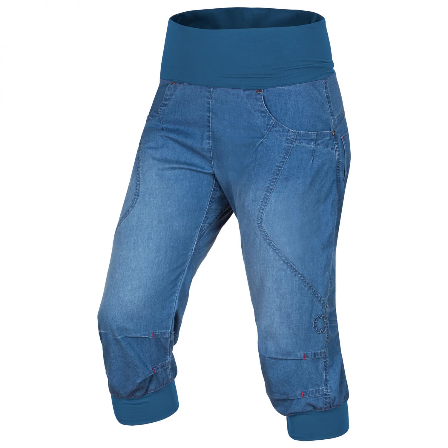Дамски панталон за катерене Ocun Women's Noya Shorts Jeans Shorts - Middle Blue