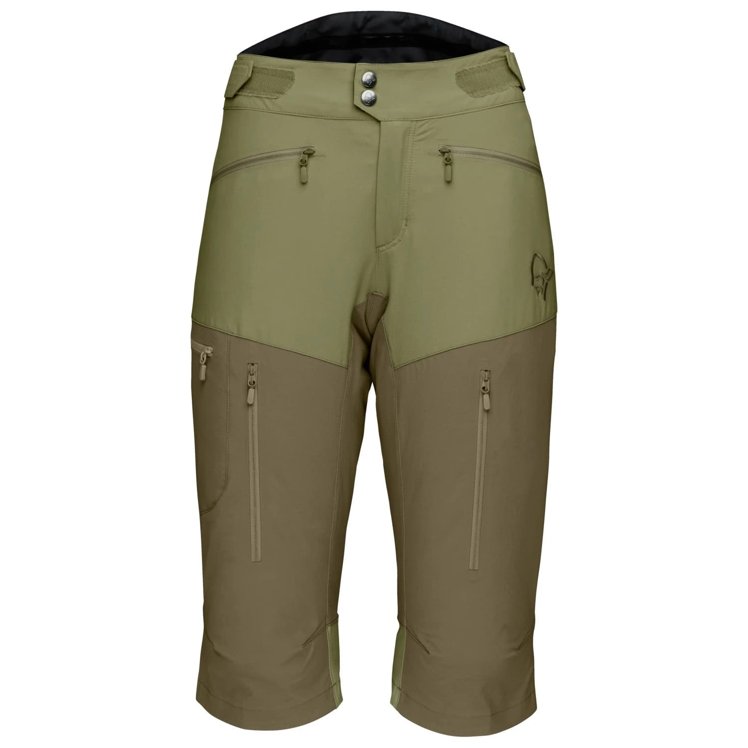 Дамски къси панталони Norrøna Women's Fjørå Flex1 Shorts - Loden Green