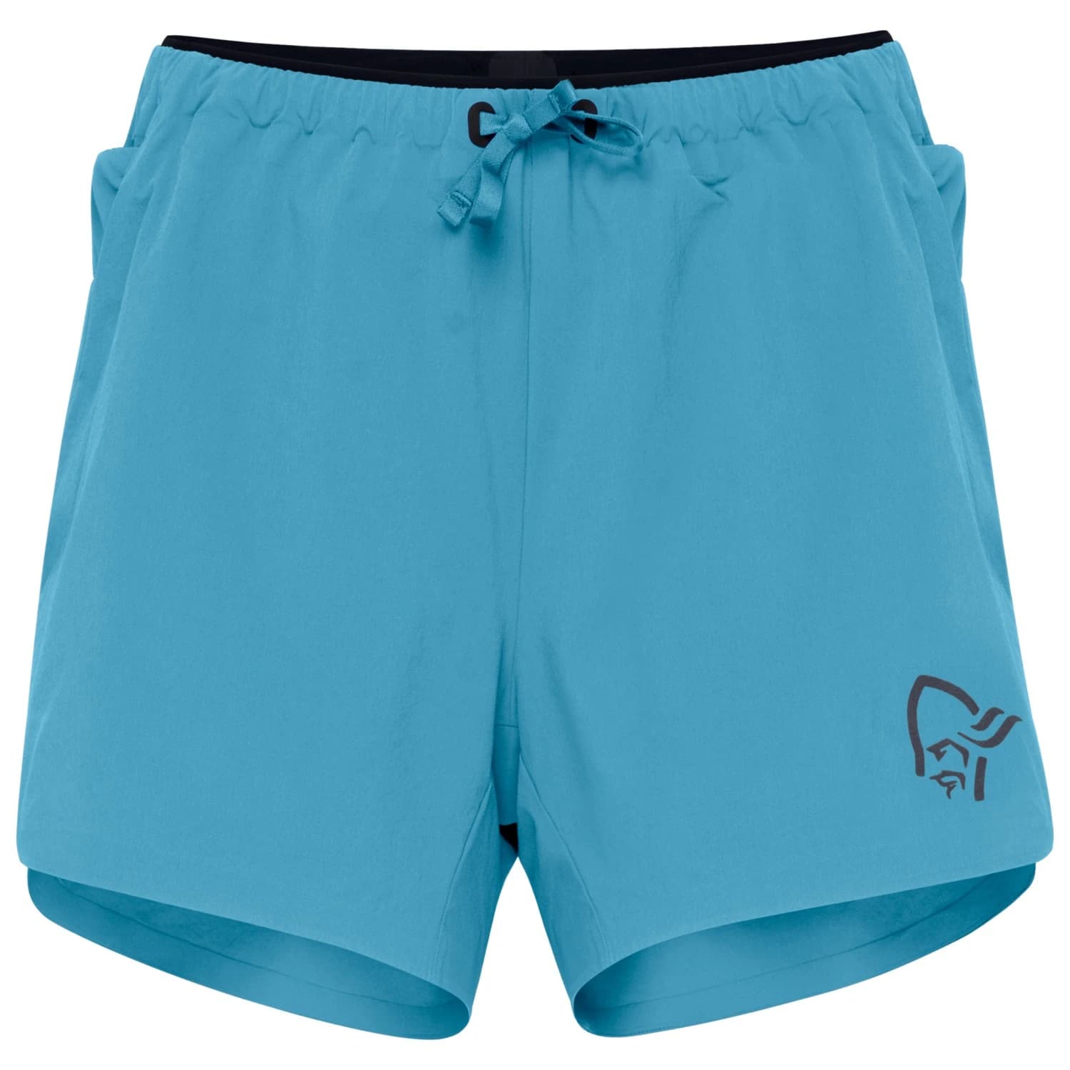 Дамски шорти за бягане Norrøna Women's Senja Flex1 4'' Shorts Running shorts - Brittany Blue