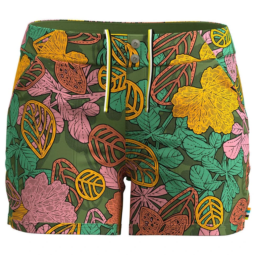 Дамски къси панталони Smartwool Women's 4'' Hike Short Shorts - Fern Green / Aloha Forest