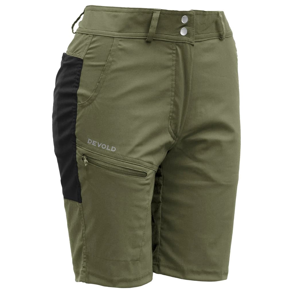 Дамски къси панталони Devold Women's Herøy Merino Shorts - Lichen