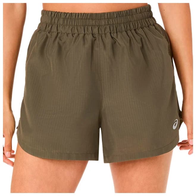 Дамски шорти за бягане Asics Women's Nagino Run Adjustable 4'' Short Running shorts - Dark Olive