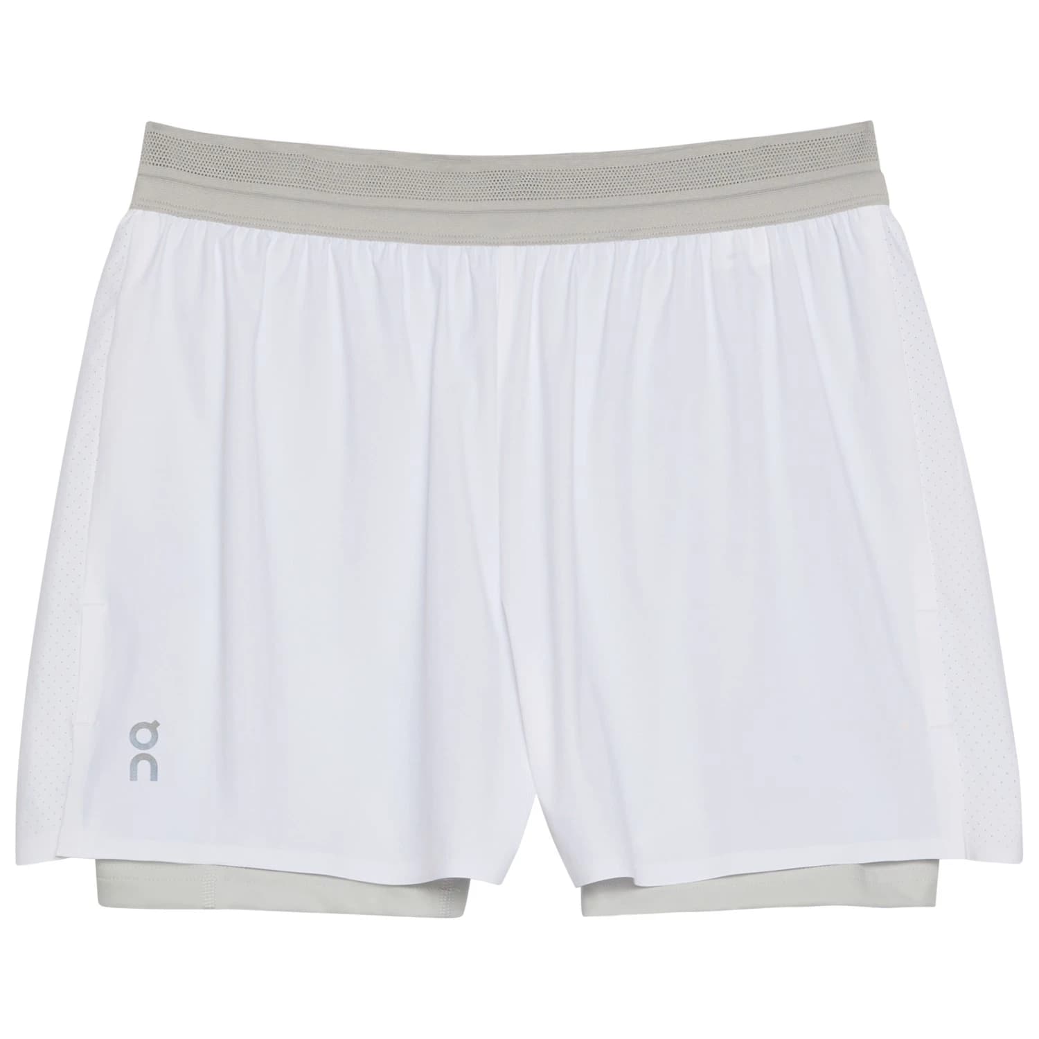 Дамски шорти за бягане On Women's 3 Performance 2/1 Shorts Running shorts - White / Glacier
