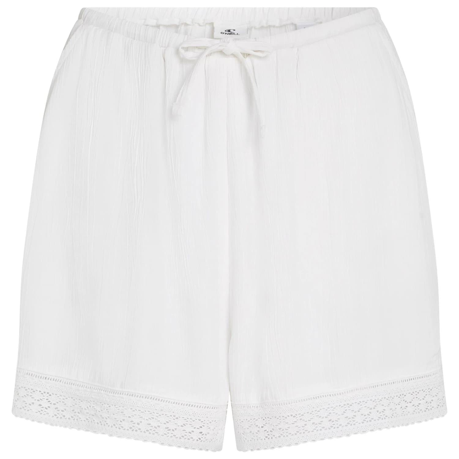 Дамски къси панталони O'Neill Women's Essentials Embroidery Shorts - Snow White