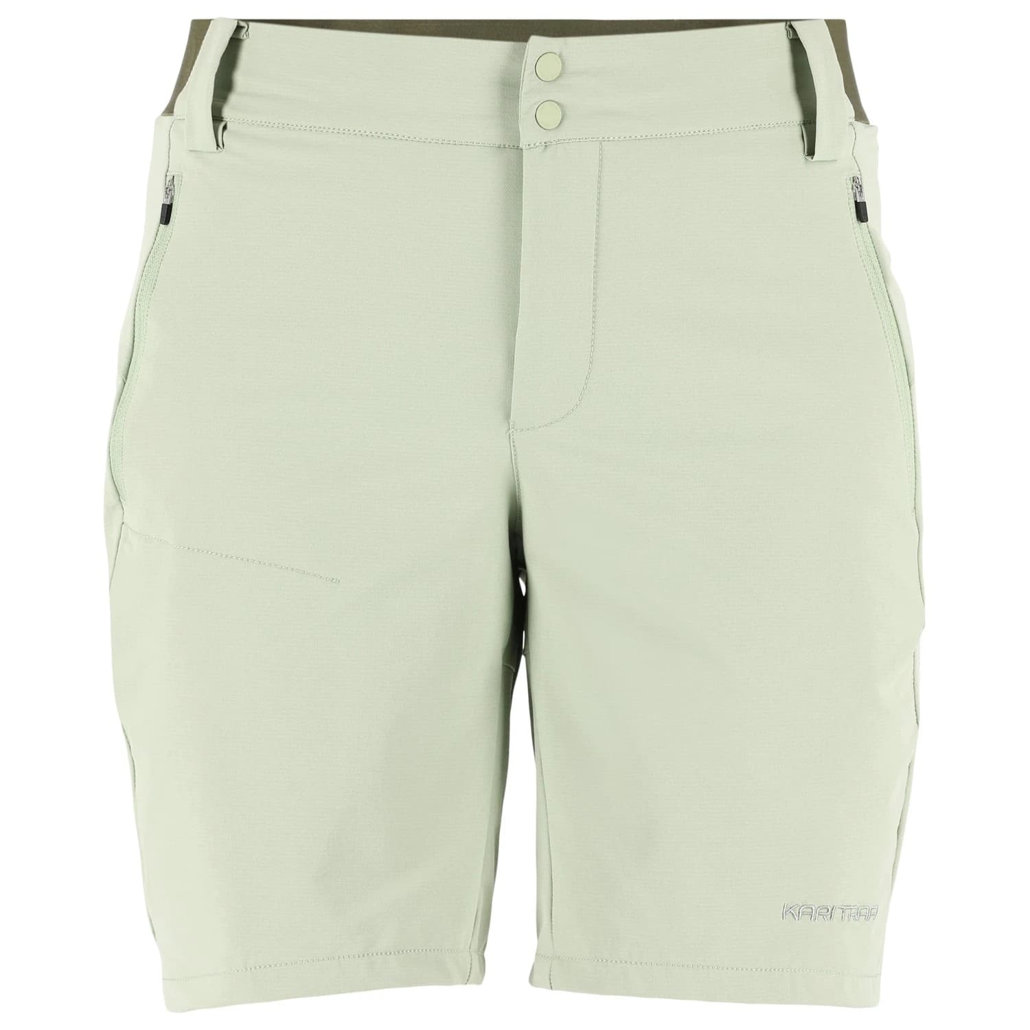 Дамски къси панталони Kari Traa Women's Sanne Outdoor Shorts 8'' Shorts - Light Dusty Green
