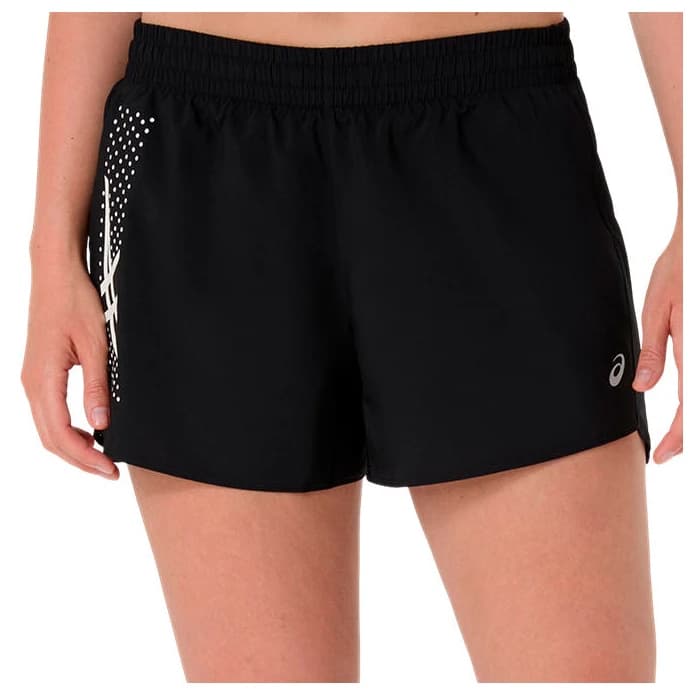 Дамски шорти за бягане Asics Women's Icon 4'' Short Running shorts - Performance Black