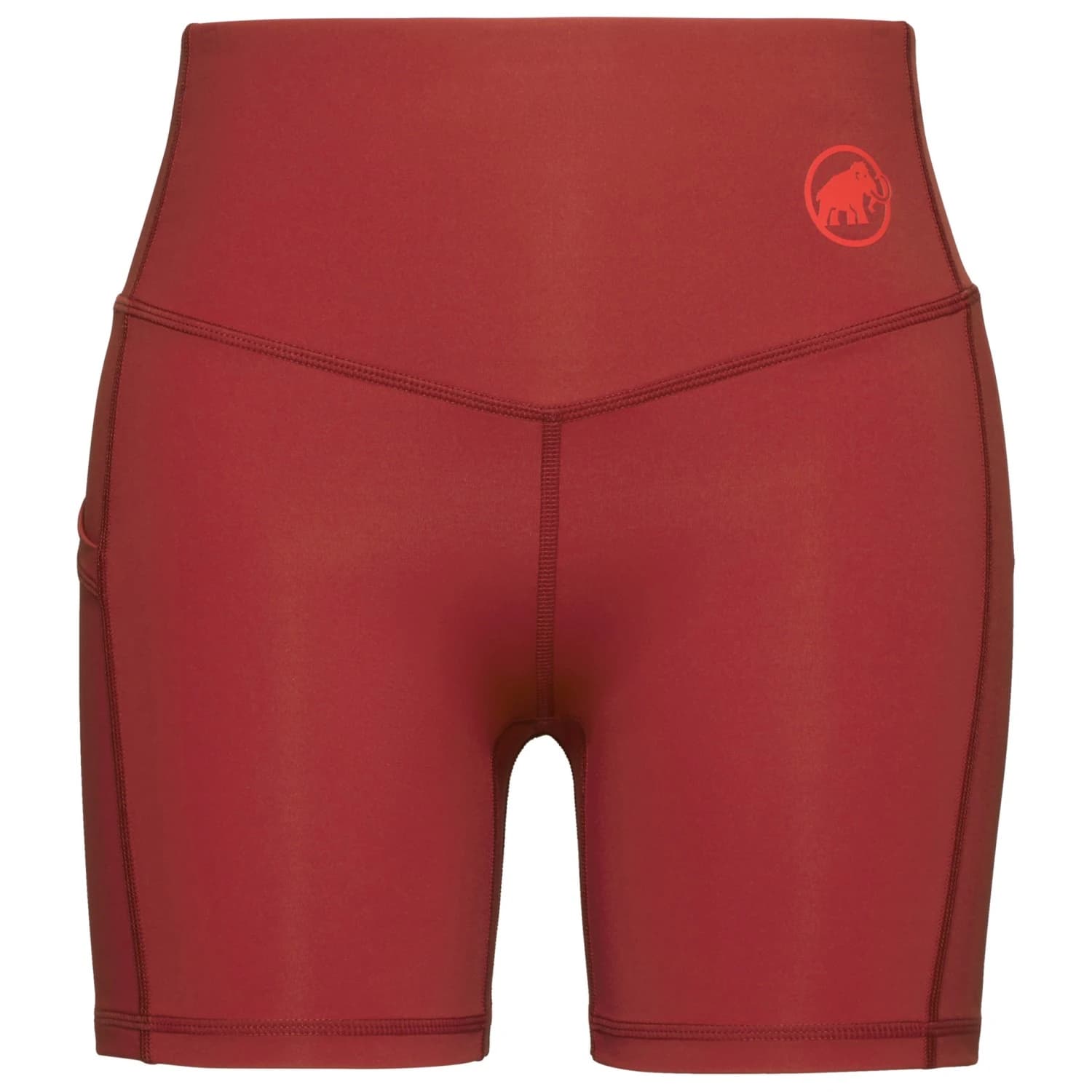 Дамски къси панталони Mammut Women's Massone Short Tights Shorts - Dark Mammut Red