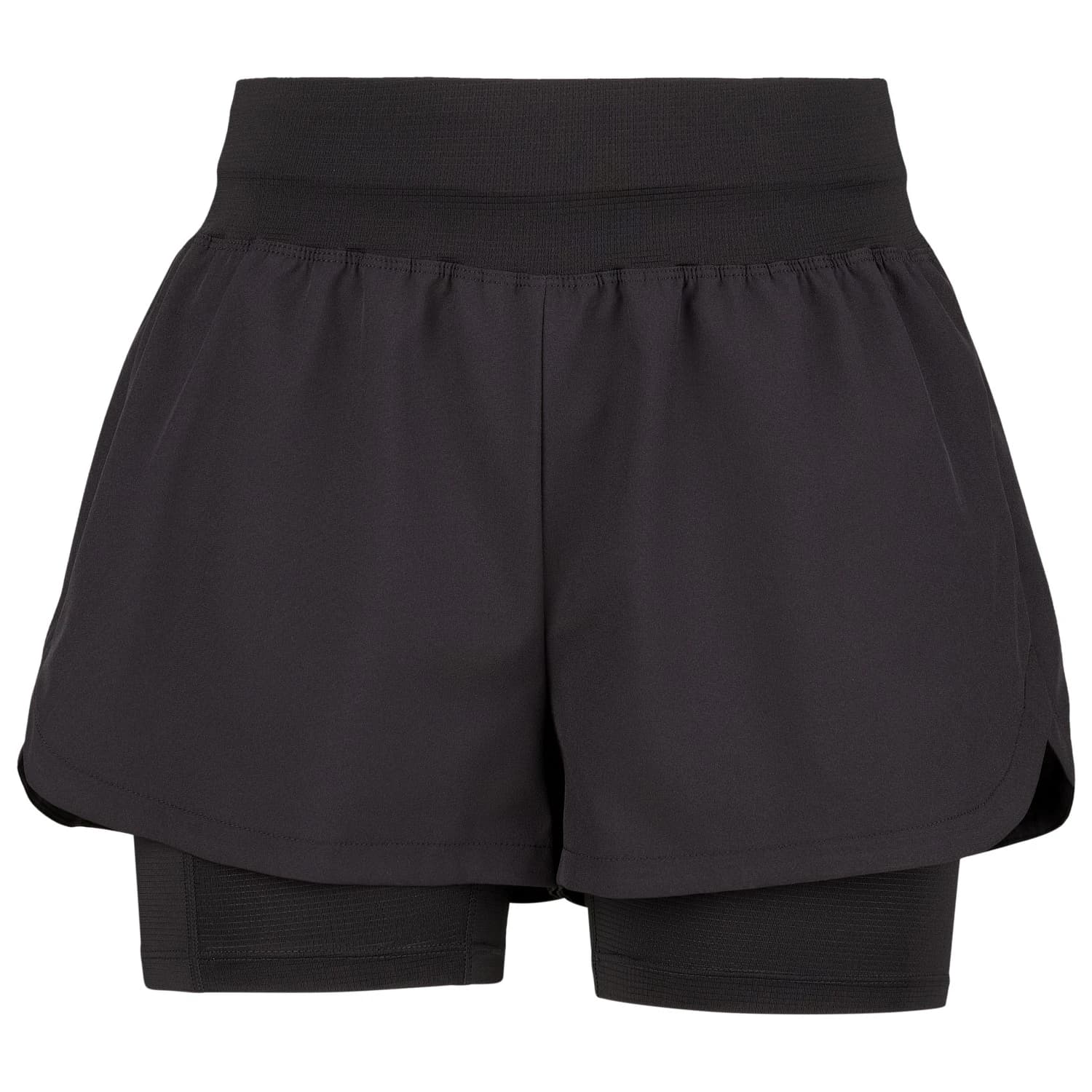 Дамски шорти за бягане Stoic Women's HelsingborgSt. Performance 2in1 Shorts II Running shorts - Black