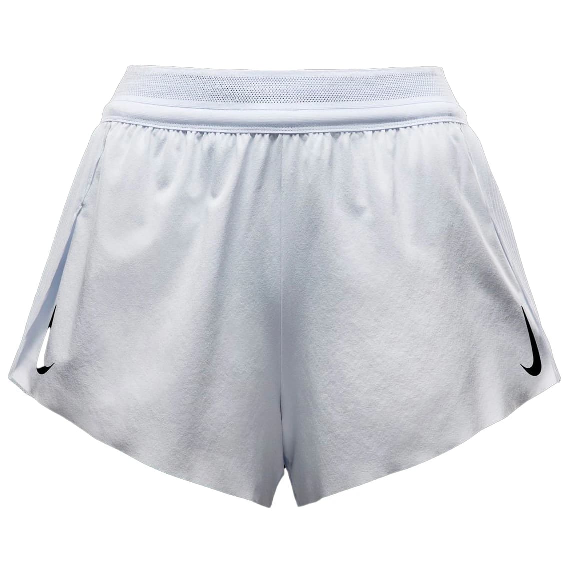 Дамски шорти за бягане Nike Women's AeroSwift Dri-FIT ADV Mid-Rise 3'' Running shorts - White / Black
