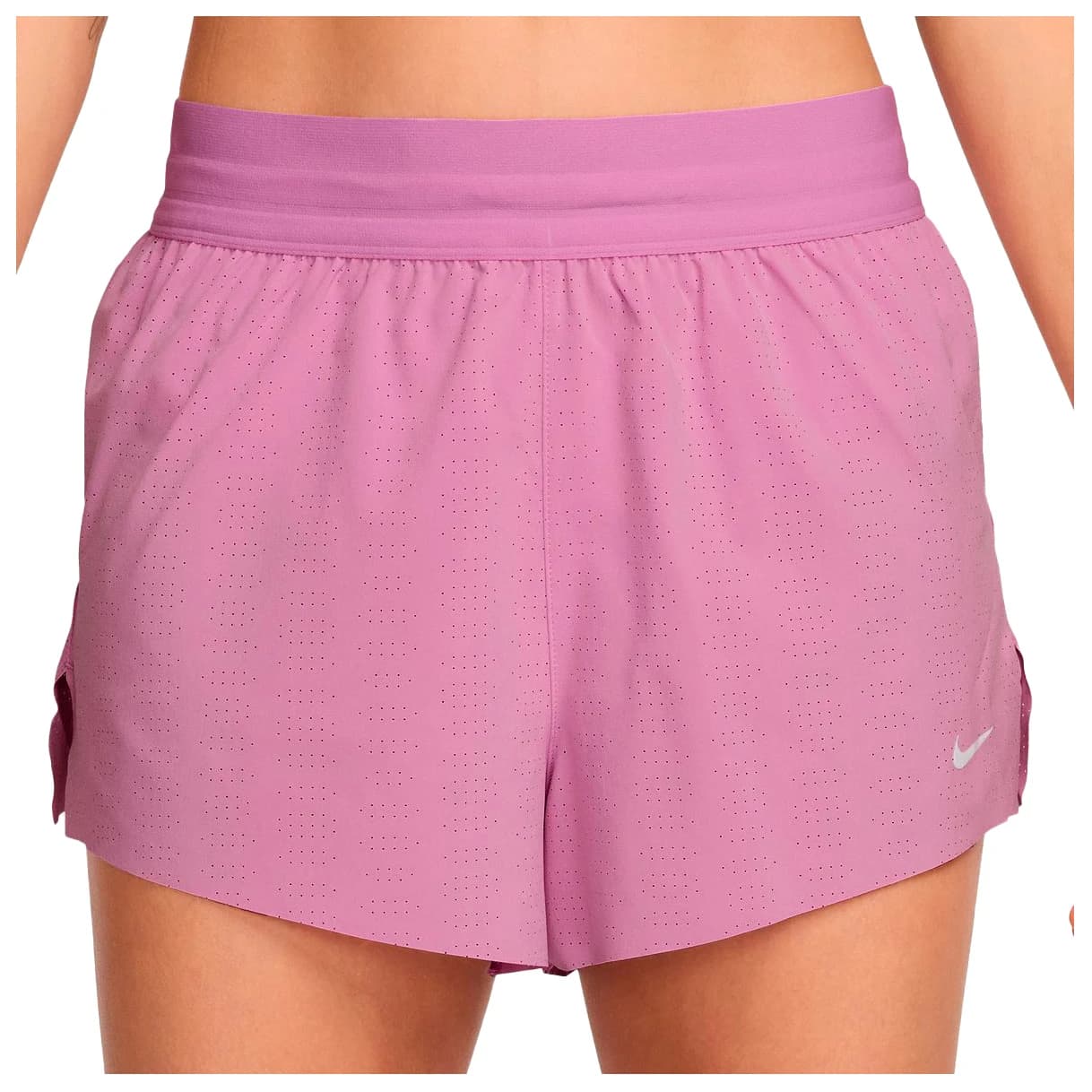 Дамски шорти за бягане Nike Women's Swift Breathe Brief-Lined Running Shorts - Light Magenta / Photon Dust / Reflective Silver