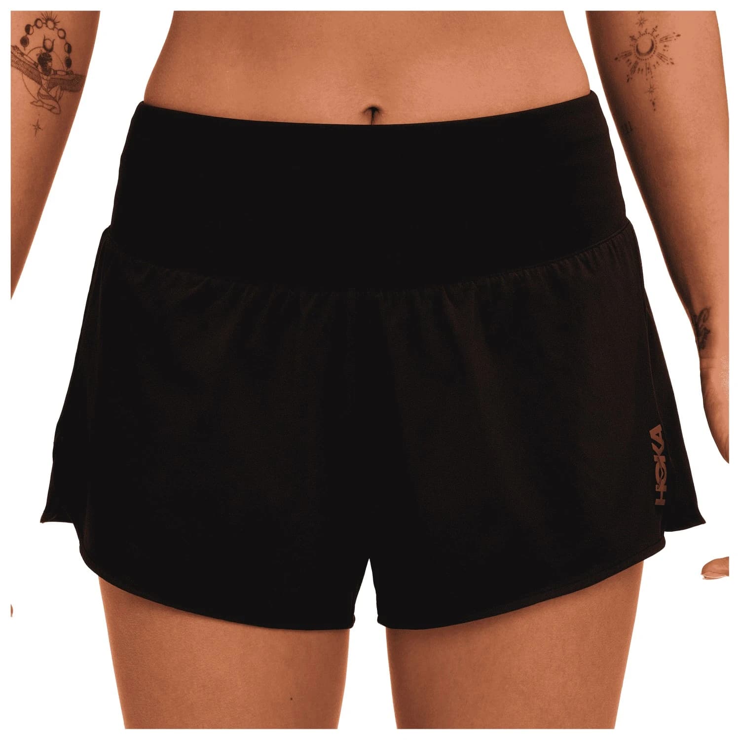 Дамски шорти за бягане HOKA Women's Glide Short Mr 3.5'' Brief Running shorts - Black