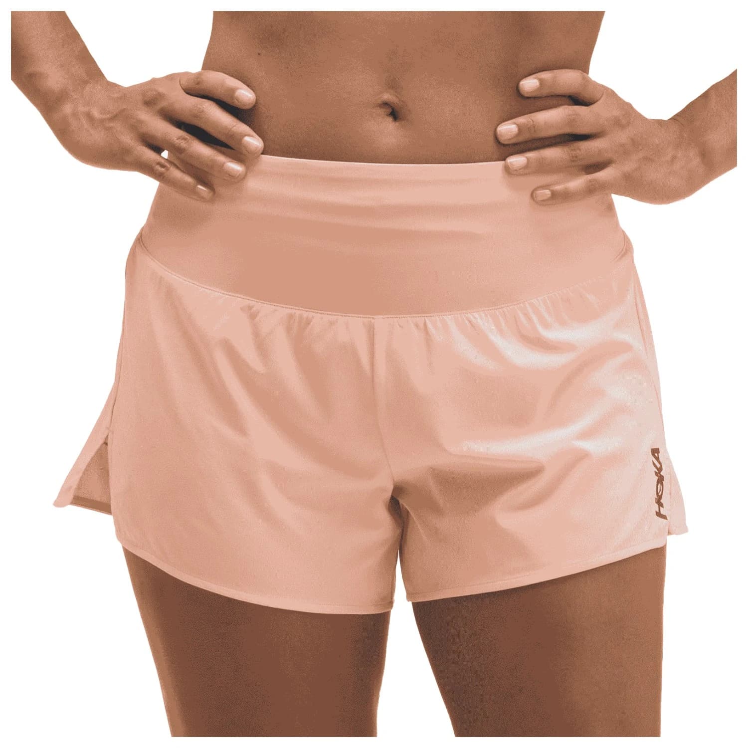 Дамски шорти за бягане HOKA Women's Glide Short Mr 3.5'' Brief Running shorts - Sunstone