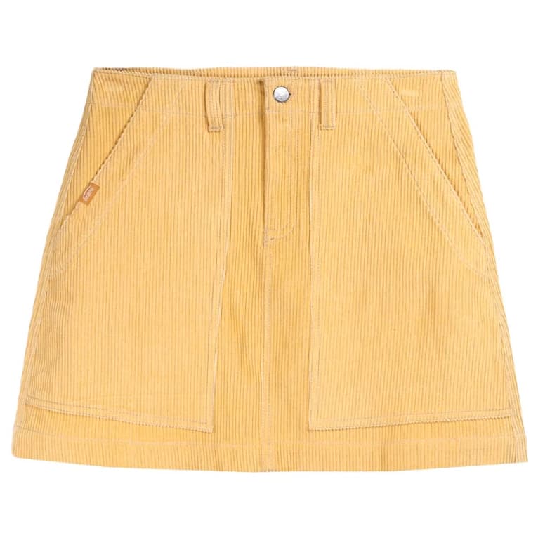 Дамска пола Oxbow Women's Cord Short Skirt - Lazy Yellow