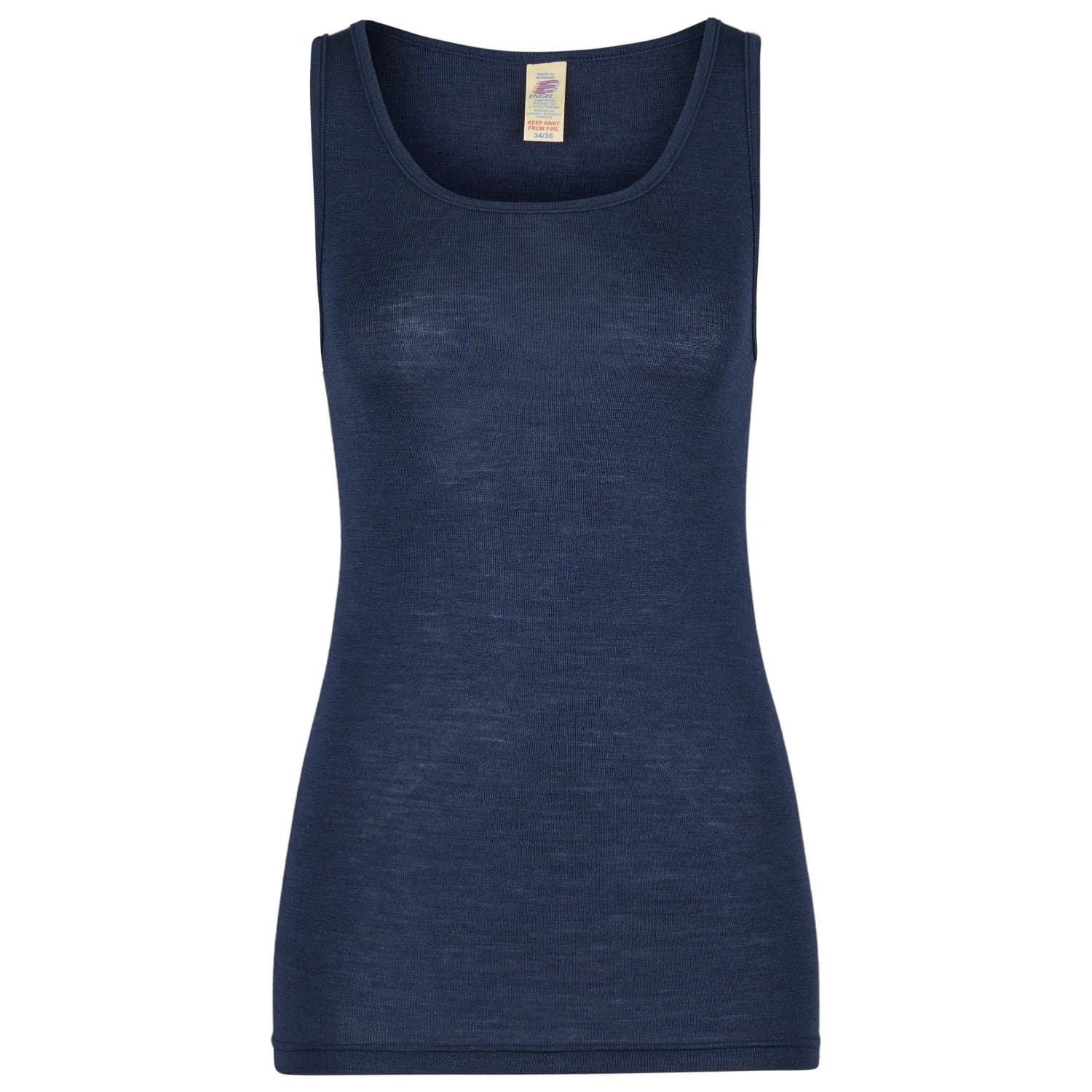 Копринено термобельо Engel Women's Tank Top Merino base layer - Navy