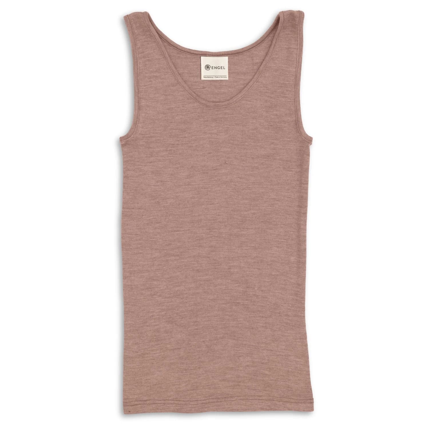 Дамско копринено термобельо Engel Women's Trägerhemd Merino base layer - Dustyrose