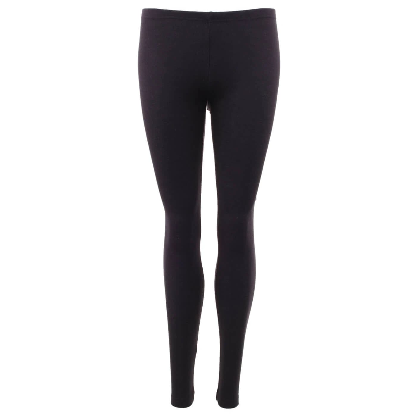 Дамско копринено термобельо Engel Women's Leggings - Black
