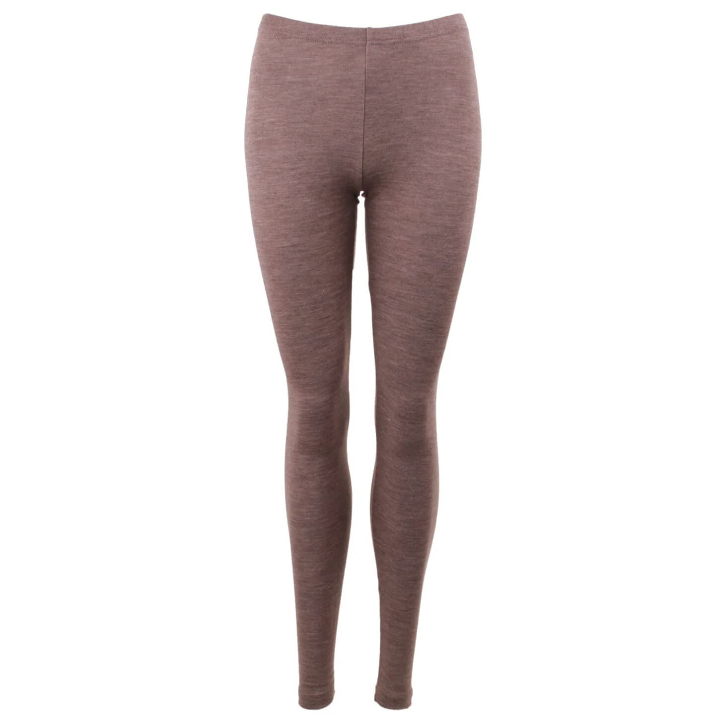 Дамско копринено термобельо Engel Women's Leggings - Walnut