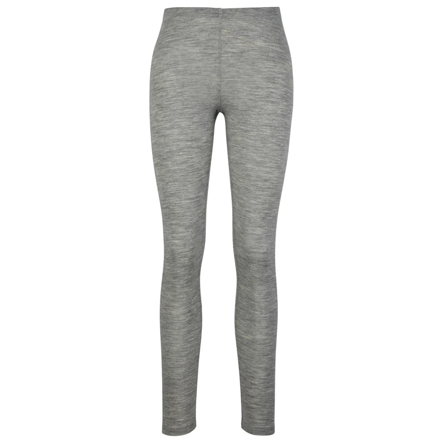 Дамско копринено термобельо Engel Women's Leggings - Light Grey Melange
