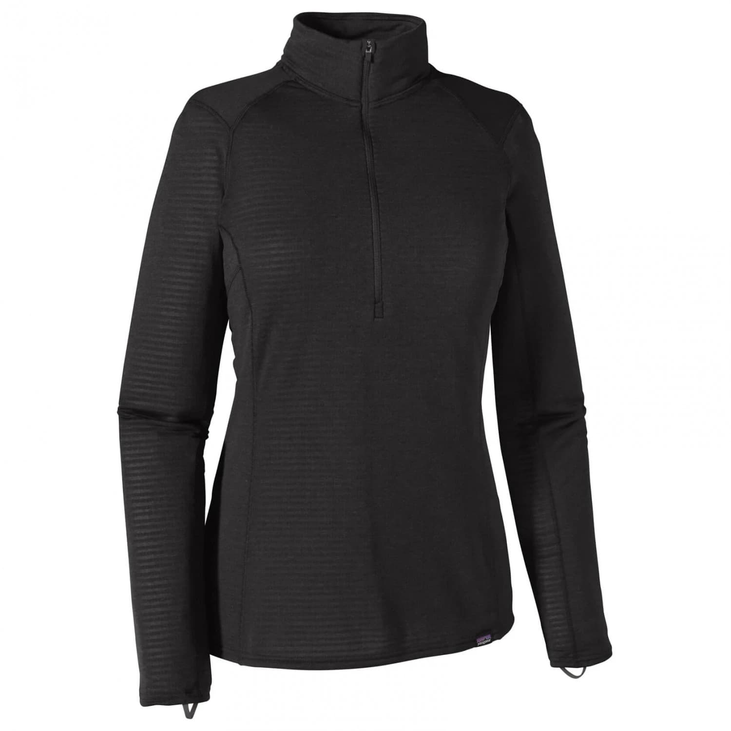 Дамско синтетично термобельо Patagonia Women's Capilene Thermal Weight Zip Neck Synthetic base layer - Black