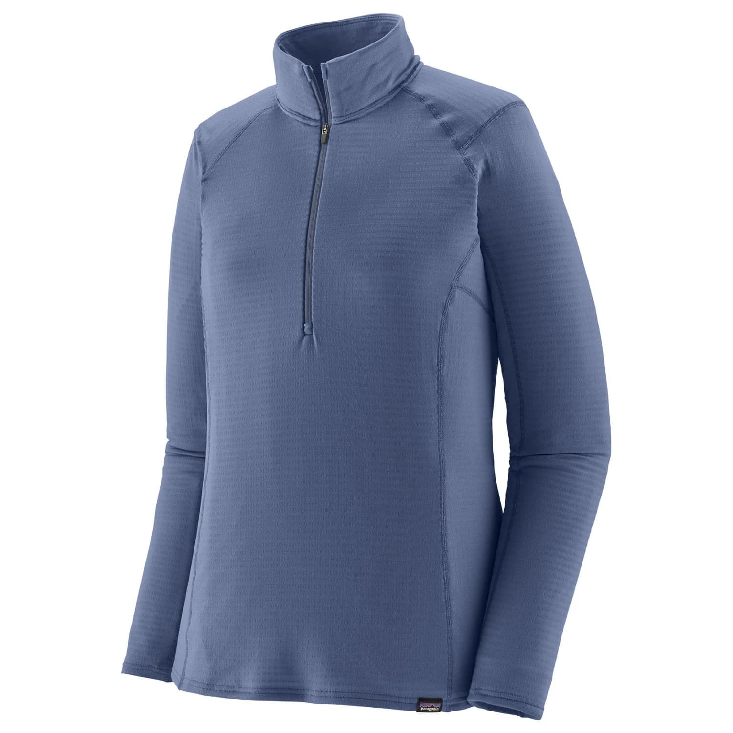 Дамско синтетично термобельо Patagonia Women's Capilene Thermal Weight Zip Neck Synthetic base layer - Current Blue